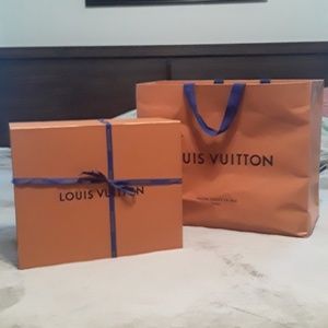 Louis Vuitton Box, Bag and Ribbon plus Book